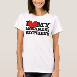 Camiseta Ame a mi novio libanés