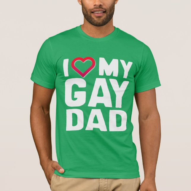 CAMISETA AME A MI PAPÁ GAY (Anverso)