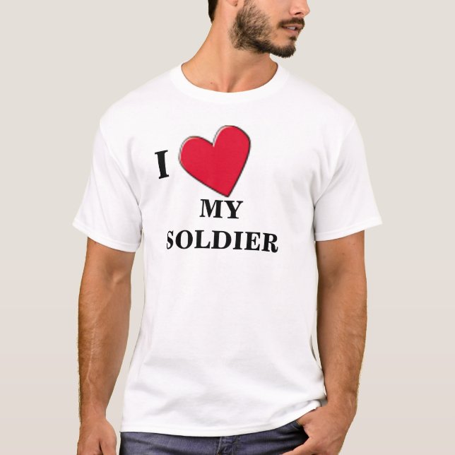 CAMISETA AME A MI SOLDADO (Anverso)