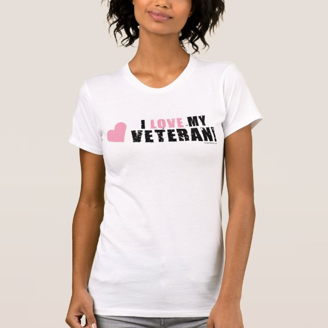 Camiseta Ame a mi veterano (Anverso)