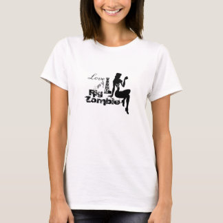 Camiseta Ame a mi zombi del aparejo