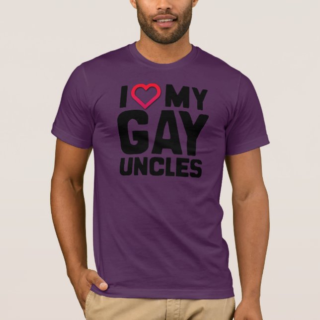 CAMISETA AME A MIS TÍOS GAYS (Anverso)