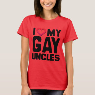 CAMISETA AME A MIS TÍOS GAYS