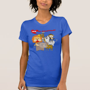 Camiseta Ame a nuestros amigos animales