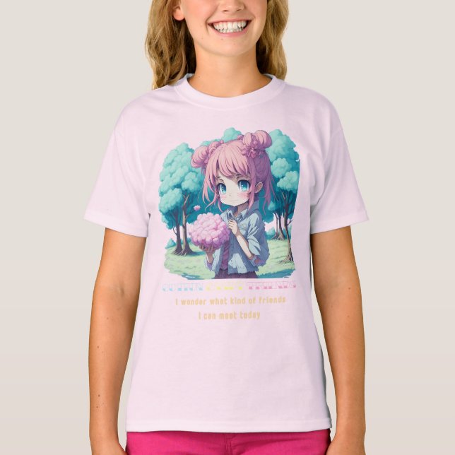 Camiseta Ame-chan :Cotton Candy Friends (Anverso)