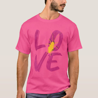 Camiseta Ame Cucarachas divertido