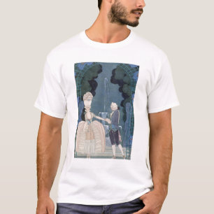 Camiseta Ame debajo de la fuente, ilustracion para los
