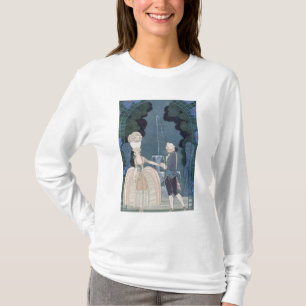 Camiseta Ame debajo de la fuente, ilustracion para los