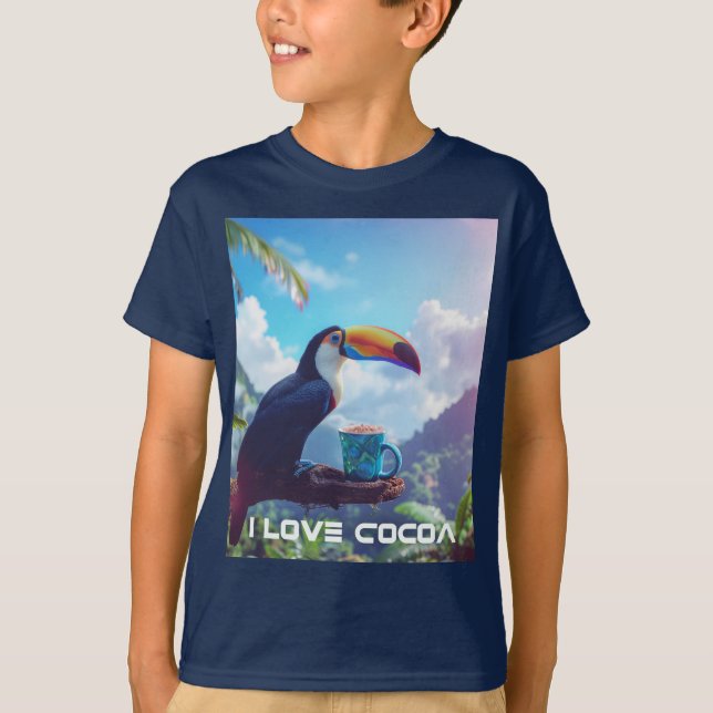 CAMISETA AME EL CACAO - TOUCAN (Anverso)