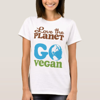Camiseta Ame el planeta van vegano