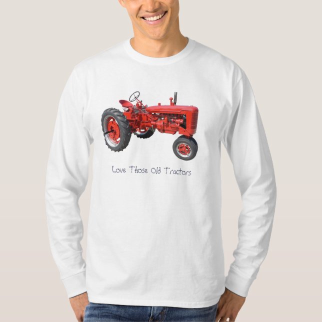 Camiseta Ame esos tractores viejos (Anverso)