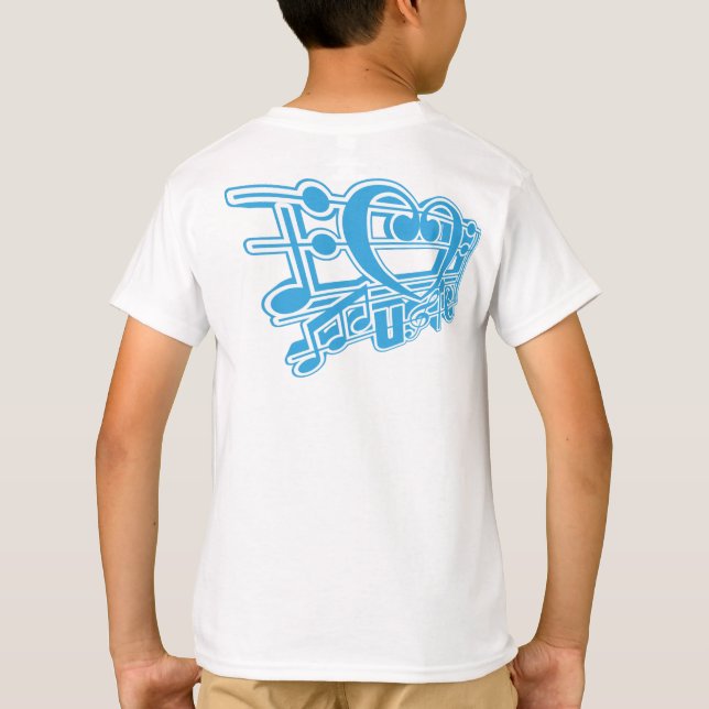 CAMISETA AME LA MÚSICA (Reverso)