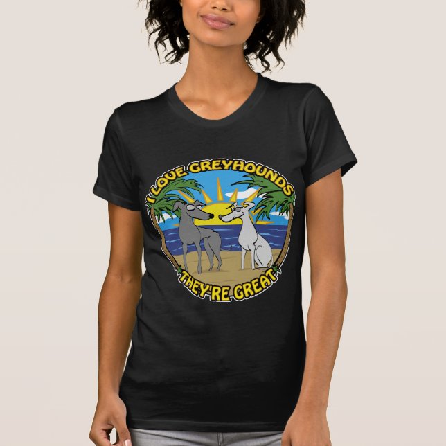 CAMISETA AME LOS GALGOS SON GENIALES (Anverso)
