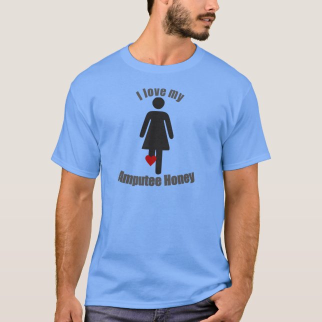 Camiseta Ame mi miel del amputado (Anverso)