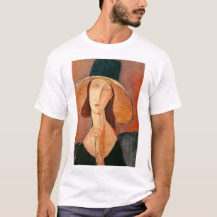 Camiseta Amedeo Modigliani - Jeanne Hebuterne en gran Gorra