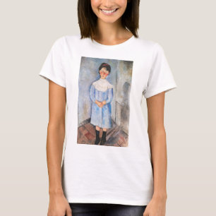 Camiseta Amedeo Modigliani - Niña pequeña de azul