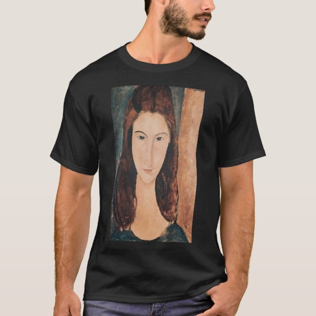 Camiseta Amedeo Modigliani - Retrato De Un Joven Chica (Anverso)
