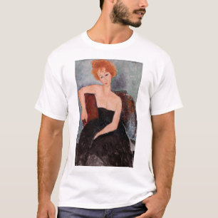 Camiseta Amedeo Modigliani - Vestido nocturno Chica pelirro