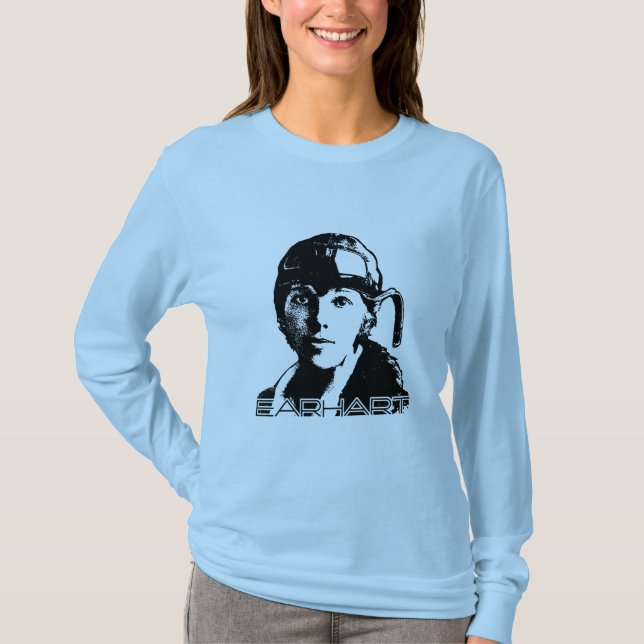 Camiseta Amelia Earhart (Anverso)