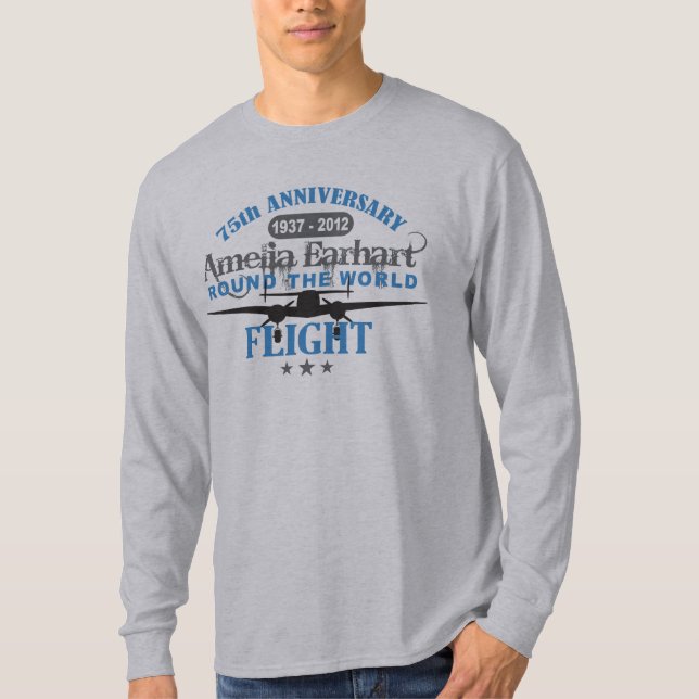 Camiseta Amelia Earhart 75 Aniversario (Anverso)