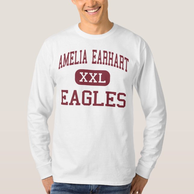 Camiseta Amelia Earhart - Eagles - centro - orilla (Anverso)