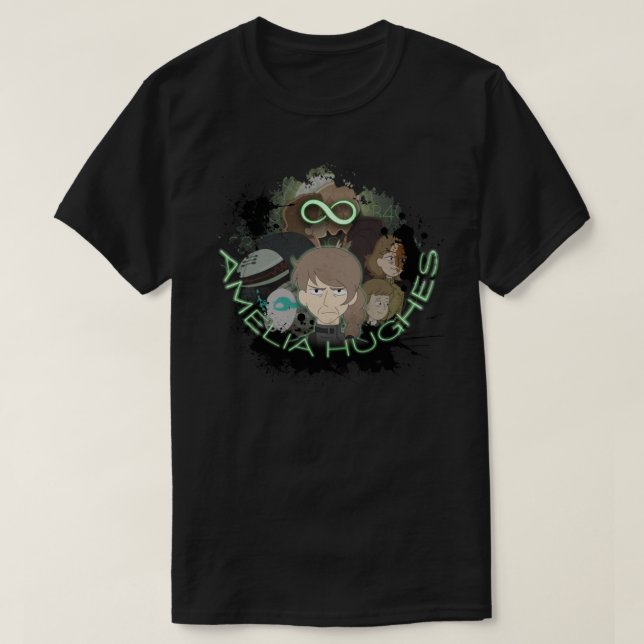 Camiseta Amelia Hughes Infinity Train con Texto Regalo Perf (Diseño del anverso)