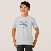 Amelia Island Dolphin Kid T-Shirt