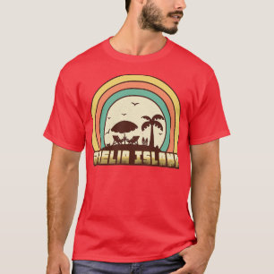 Camiseta Amelia Island Retro Sunset Style