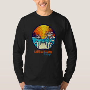 Camiseta Amelia Island Sunset Matching Vacation Friends Fam