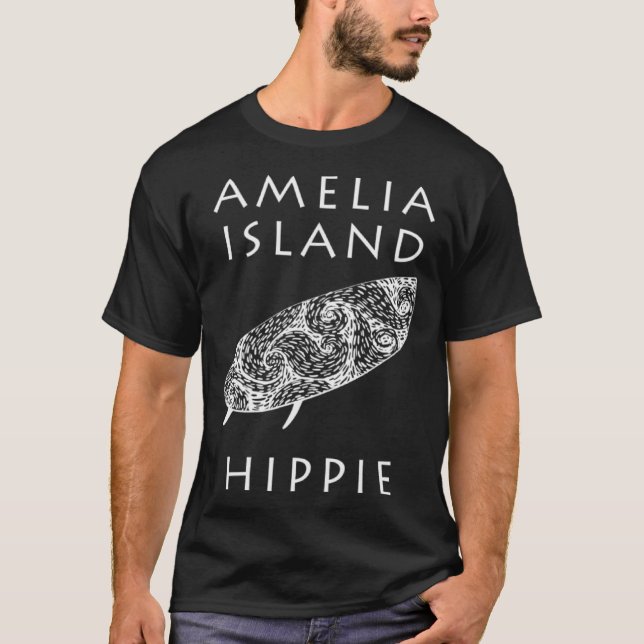 Camiseta Amelia Island Surf Hippie (Anverso)