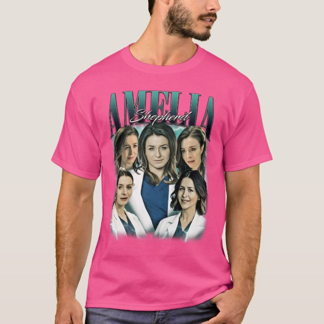 Camiseta Amelia Shepherd Bootleg Vintage Tshirt (Anverso)