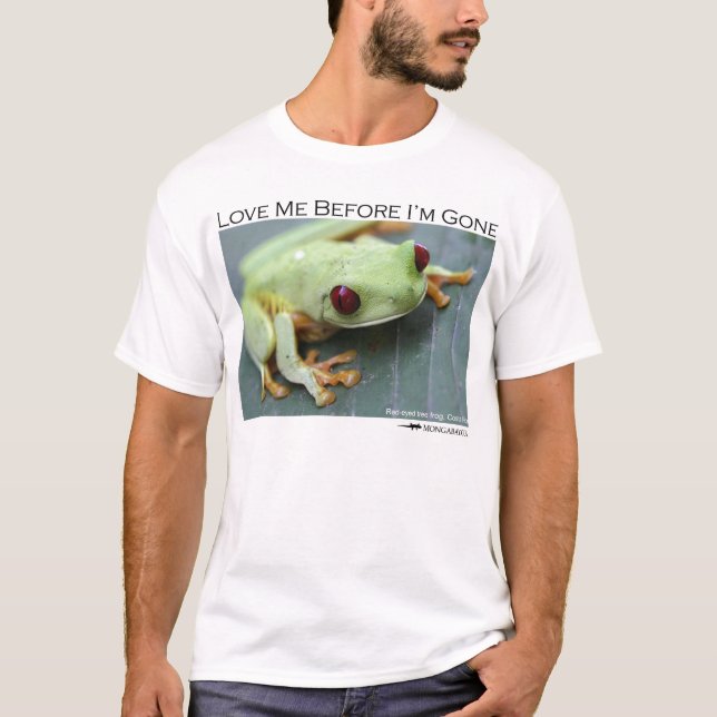 Camiseta Ámeme antes de que me vayan - rana arbórea (Anverso)