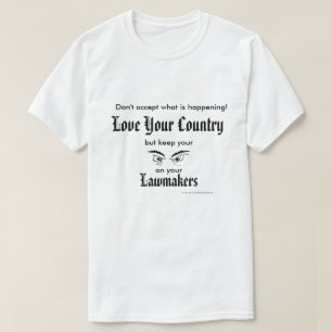 Camiseta Amen a su país - mantengan los ojos puestos en los