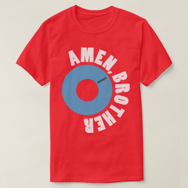Camiseta Amen Brother The Winstons Funk amp Soul Vinyl Reco (Diseño del anverso)
