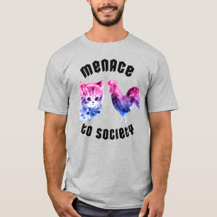Camiseta Amenaza Bisexual a la Sociedad