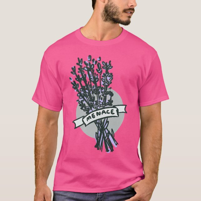 Camiseta Amenaza Lavanda (Anverso)