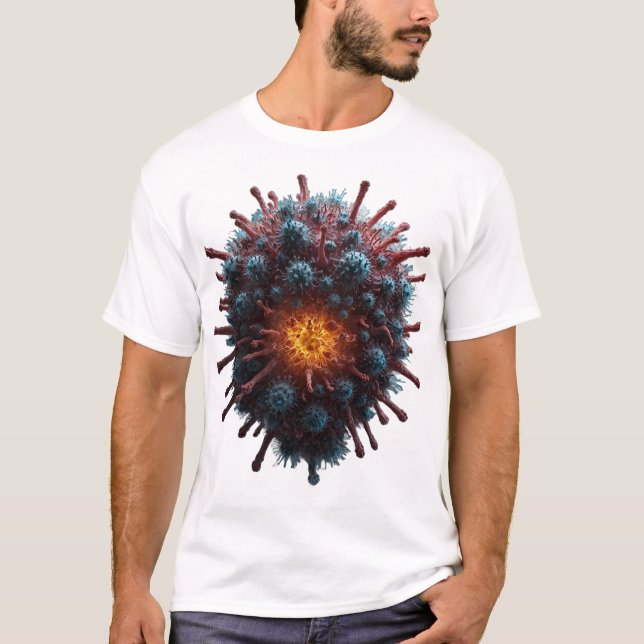 Camiseta Amenaza no vista: percepción artística de los coro (Anverso)