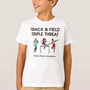 Camiseta Amenaza SUPERIOR del triple de la pista