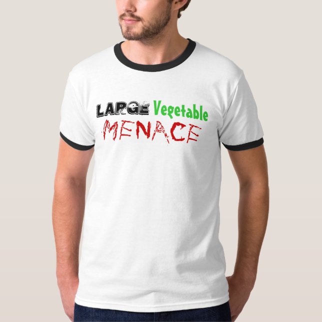 Camiseta Amenaza vegetal grande (Anverso)
