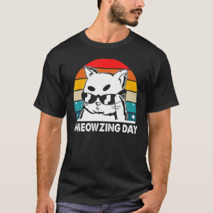 Camiseta Ameowday Positividad del gato Kitten Coto Positivo