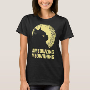 Camiseta Ameowsing Meowrning Cat Mom Beautiful Cat Dad