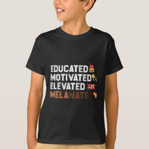 Camiseta Amer africano educado y motivado