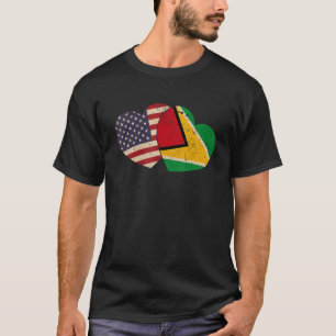 Camiseta Amer guyanés Día de San Valentín de corazón de ban