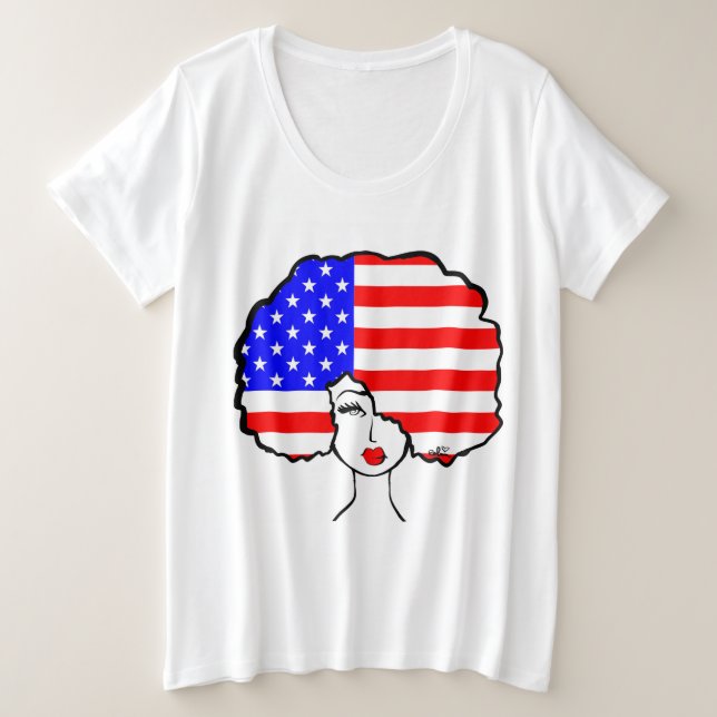 Camiseta "aMErica" (Anverso del diseño)