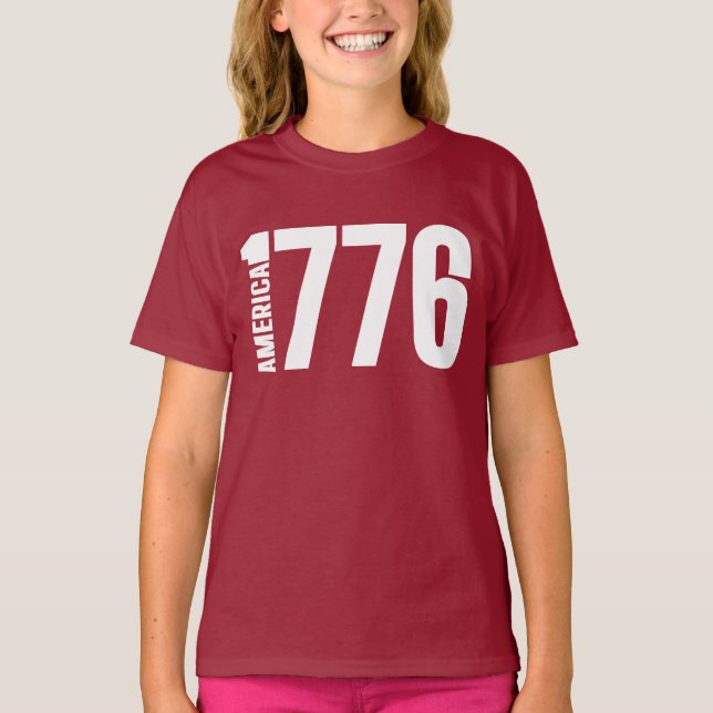 CAMISETA AMÉRICA 1776 (Anverso)