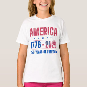 Camiseta AMÉRICA 1776 2026 250 años de libertad