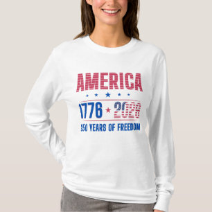 Camiseta AMÉRICA 1776 2026 250 años de libertad 
