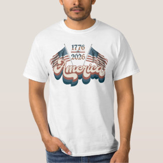 Camiseta América 1776–2026, Patriótica, EE. UU. 250 Años