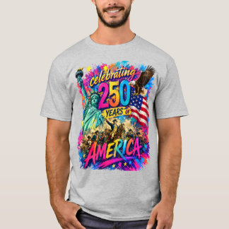 Camiseta América 250º Aniversario Patriótico