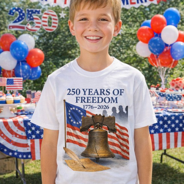 Camiseta America 250 Anniversary Liberty Bell Kids  (Subido por el creador)